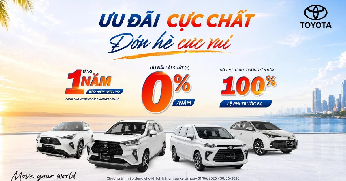 Chính sách ưu đãi Toyota tháng 6/2026: Tác động đến dòng tiền tiêu dùng và chiến lược thị trường ô tô