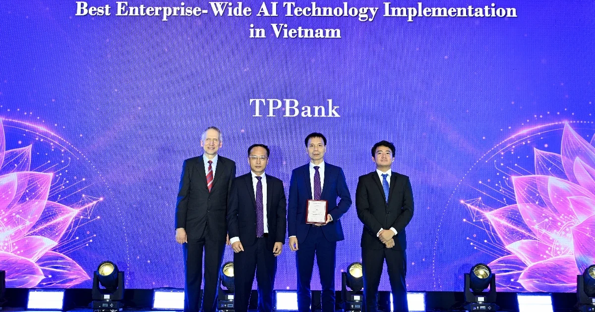 TPBank giành hattrick công nghệ: Chiến lược AI-TOP và câu chuyện chuyển đổi số ngành ngân hàng