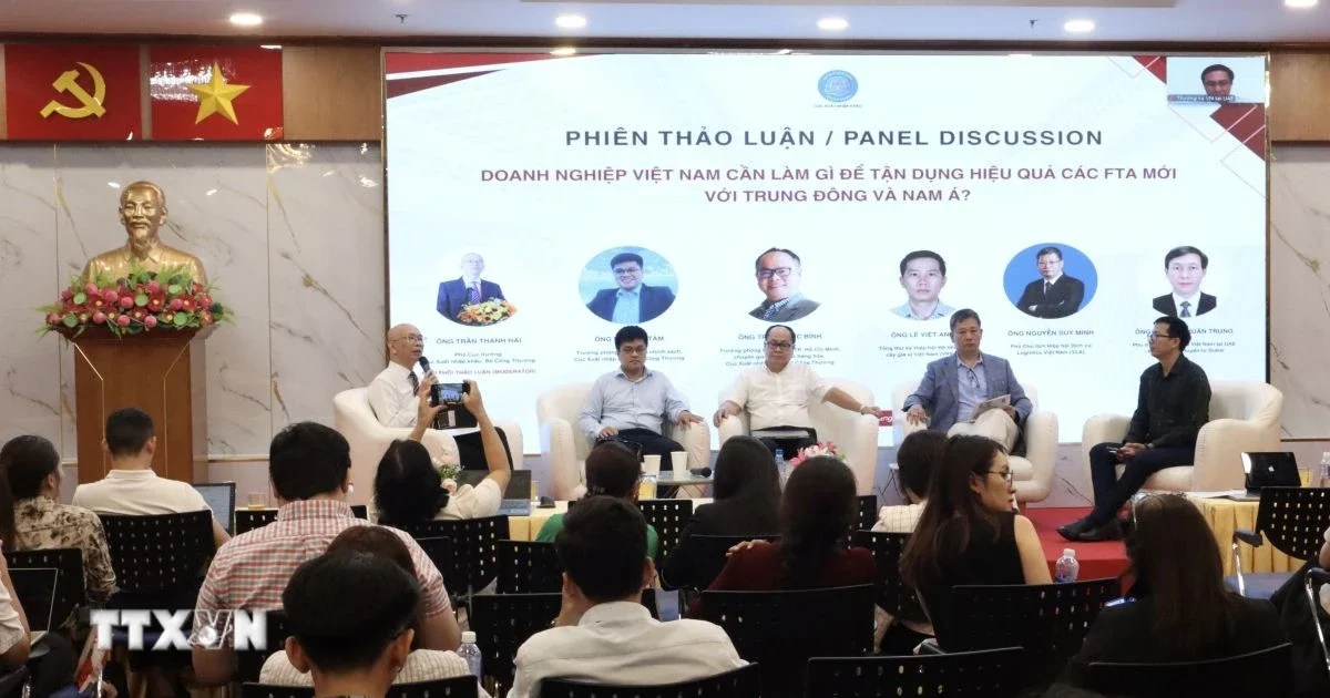 FTA mới mở rộng cánh cửa cho hàng Việt vào Trung Đông và Nam Á: Cơ hội thể chế và thách thức logistics