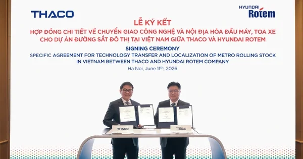 THACO - Hyundai Rotem: Nội địa hóa đầu máy toa xe metro và tác động đến dòng vốn ngành đường sắt