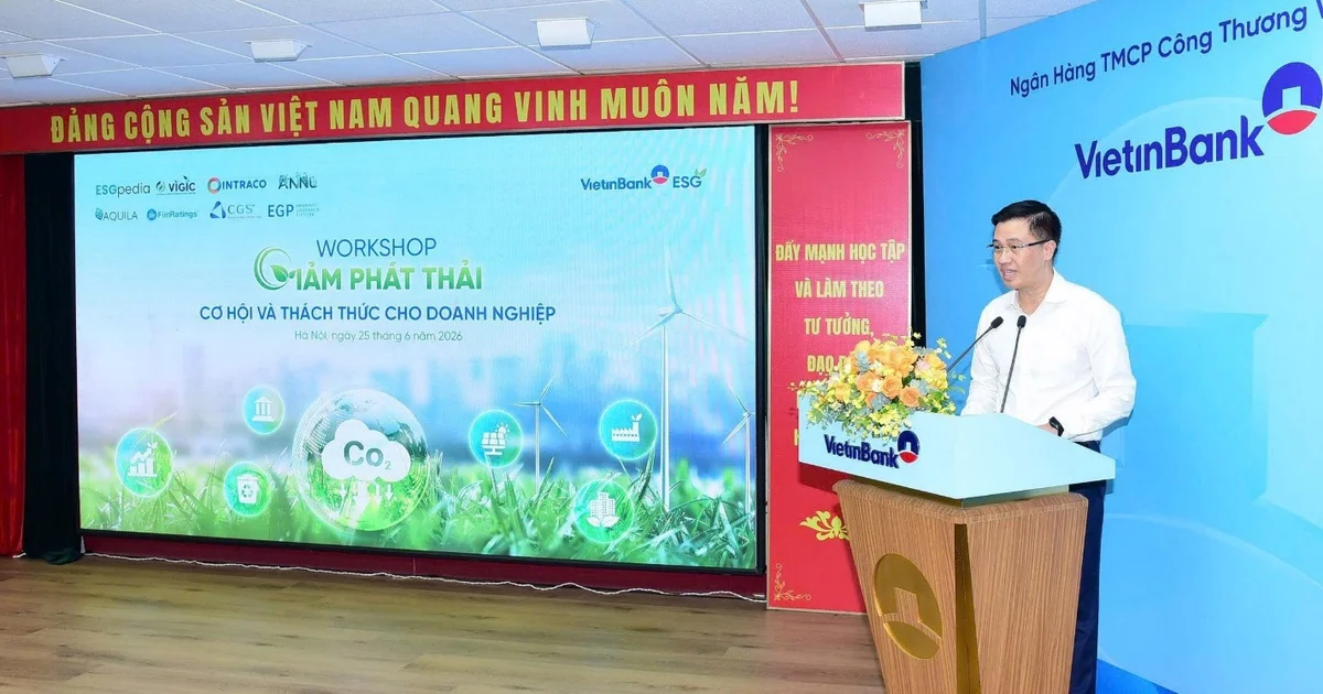 Minh bạch dữ liệu phát thải và tác động đến dòng vốn xanh: Góc nhìn từ hội thảo của VietinBank