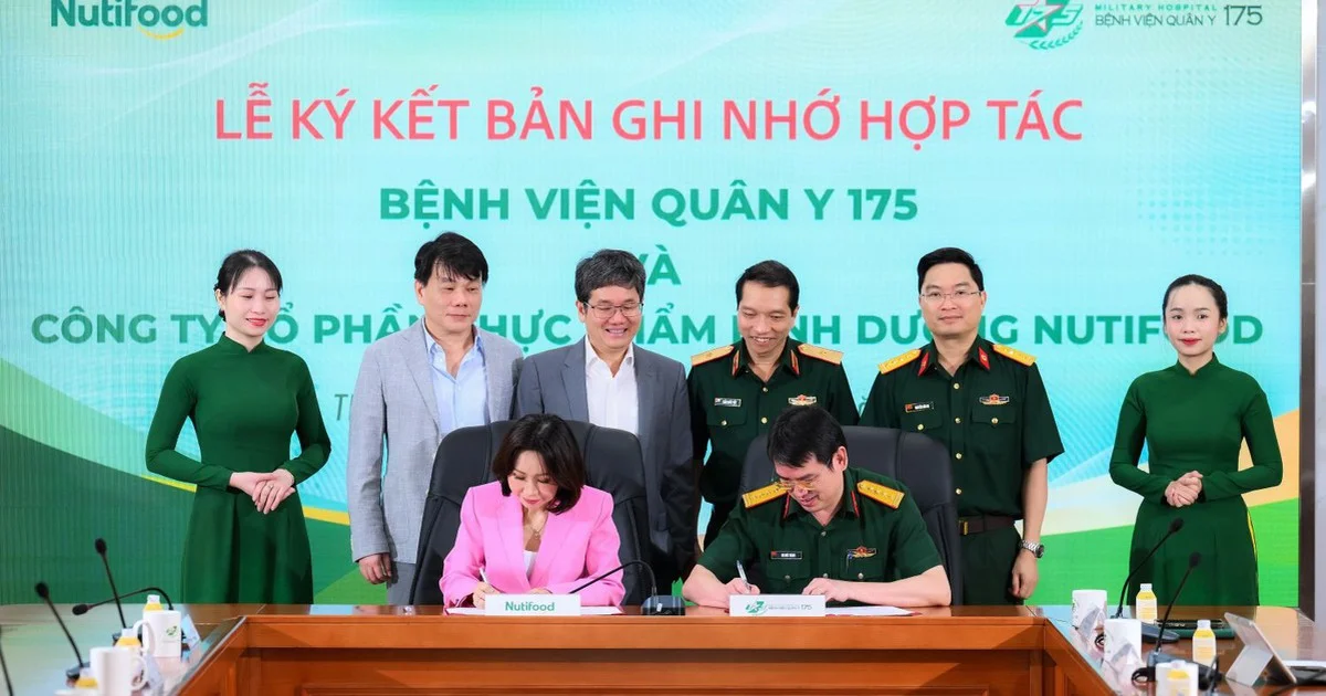 Nutifood hợp tác Bệnh viện Quân y 175: Định hướng đầu tư vào nghiên cứu lâm sàng và nền tảng khoa học cho giải pháp dinh dưỡng