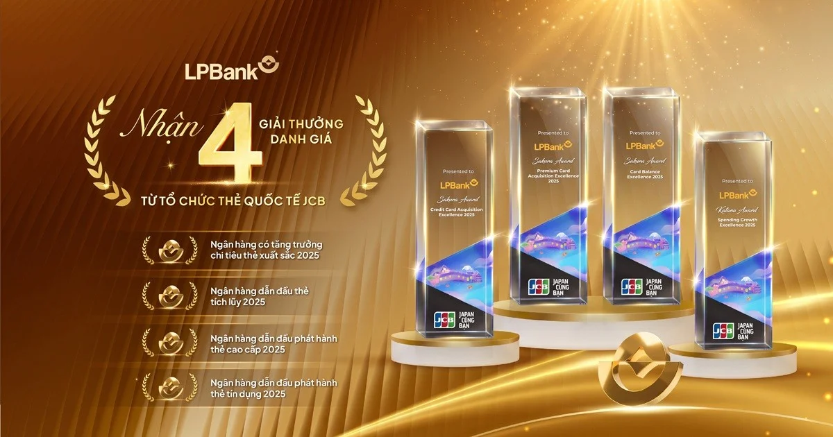 LPBank và 4 giải thưởng JCB: Tín hiệu từ chiến lược thẻ tín dụng cao cấp trong bối cảnh cạnh tranh ngân hàng bán lẻ