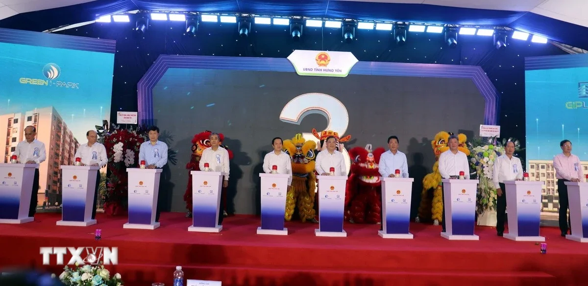 Hưng Yên khởi công nhà ở cho thuê cho lao động: Tín hiệu cho dòng vốn bất động sản khu công nghiệp
