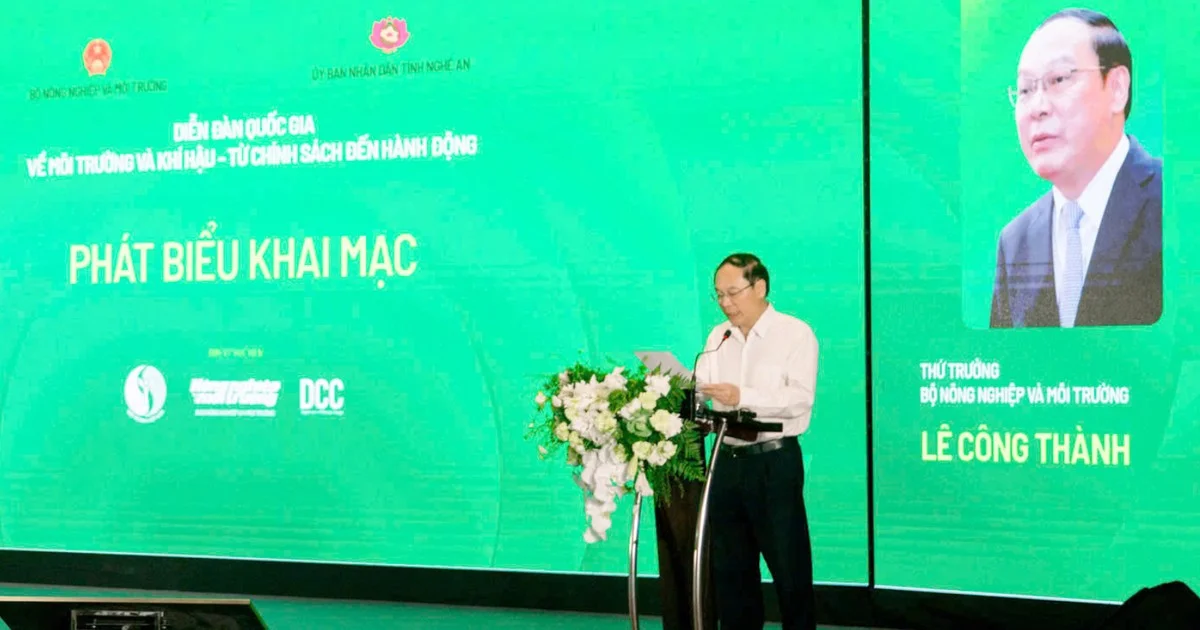 Diễn đàn Quốc gia về Môi trường và Khí hậu 2026: Áp lực chính sách và tác động đến dòng vốn xanh