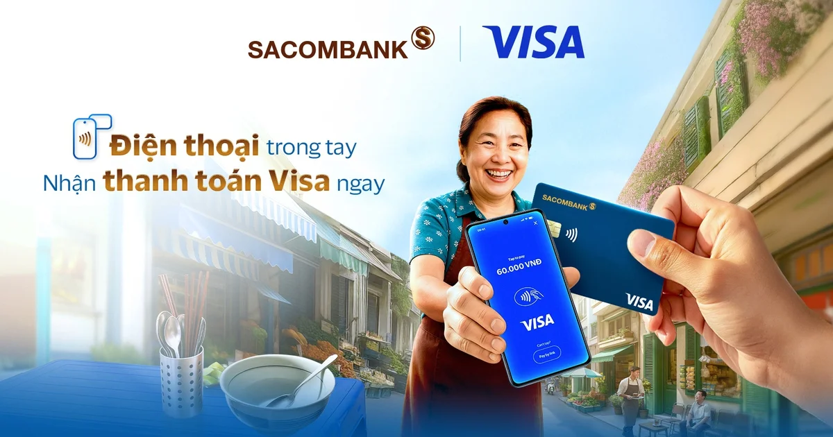 Sacombank mở rộng hạ tầng thanh toán không dùng tiền mặt qua tính năng Tap-to-Phone trên SACOMBANK PAY