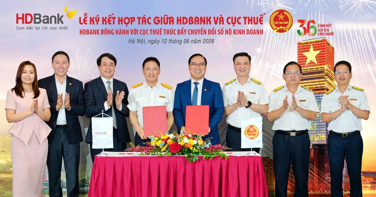 HDBank đồng hành cùng Cục Thuế: Thúc đẩy chuyển đổi số hộ kinh doanh và tác động đến dòng tiền ngân hàng