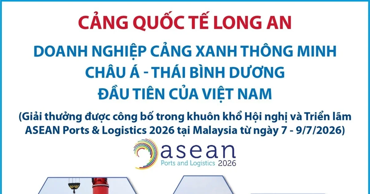 Cảng Quốc tế Long An được vinh danh ‘Doanh nghiệp cảng xanh thông minh của năm 2026’ – Tín hiệu cho dòng vốn đầu tư vào hạ tầng logistics bền vững