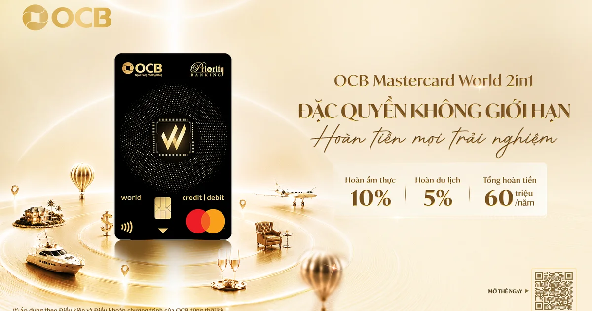 Từ dòng thẻ OCB Mastercard World 2in1: Bức tranh chi tiêu cao cấp và dòng tiền ngân hàng bán lẻ