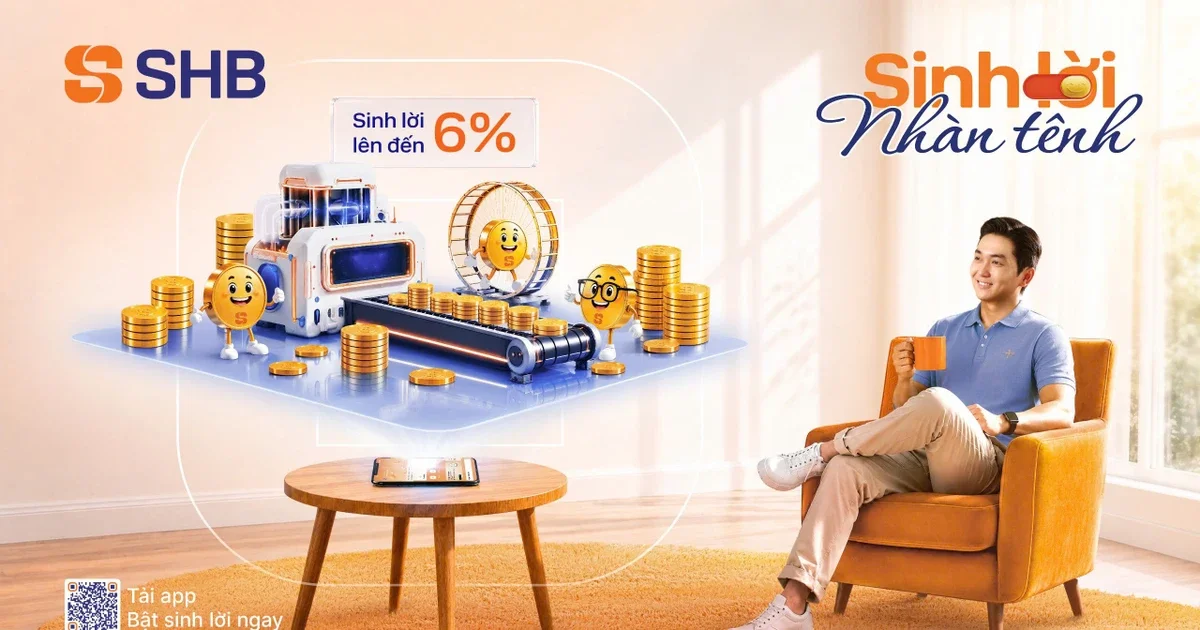SHB SAHA ra mắt tính năng “Sinh lời nhàn tênh”: Tự động hóa dòng tiền nhàn rỗi với lãi suất tối đa 6%/năm