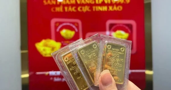 Giá vàng miếng giảm phiên thứ 3 liên tiếp: Áp lực từ kỳ vọng lãi suất và dòng tiền phòng thủ
