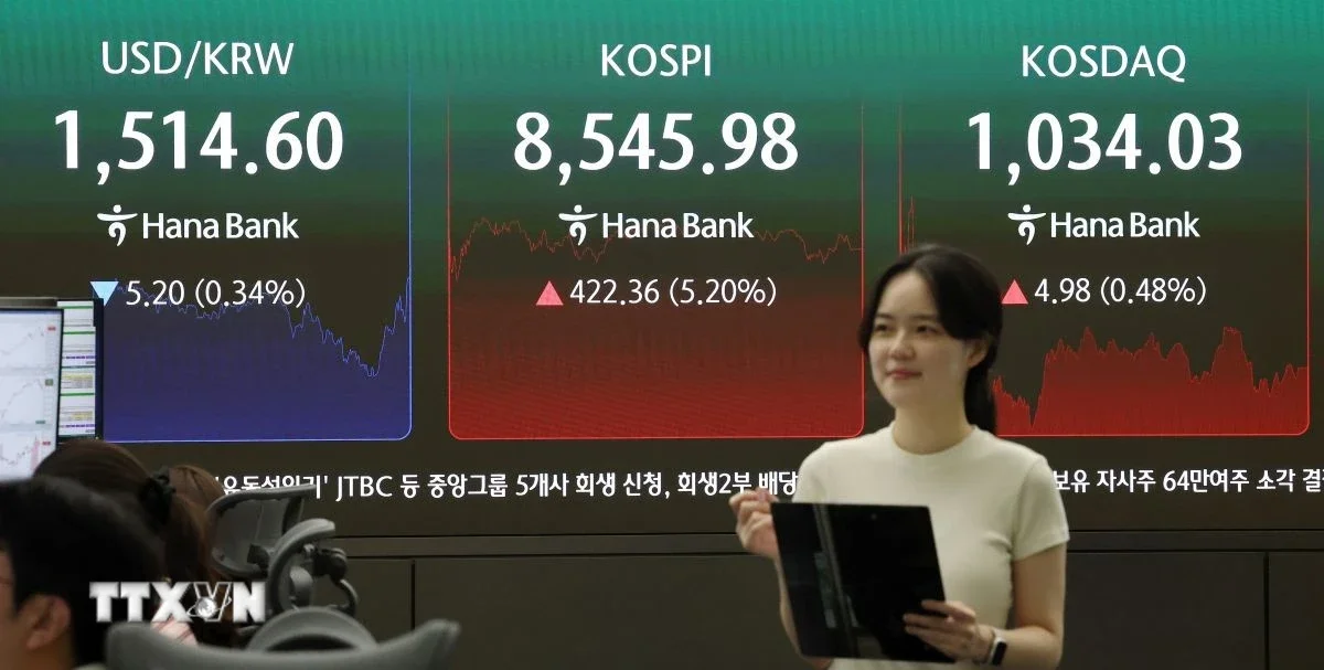 Kích hoạt cơ chế ngắt mạch KOSPI: Từ cú sốc địa chính trị đến áp lực thanh khoản nhóm công nghệ Hàn Quốc