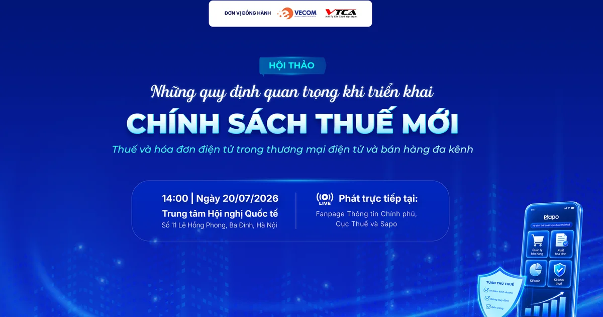 Hội thảo chính sách thuế mới: Tác động đến dòng tiền và chi phí vốn trong thương mại điện tử
